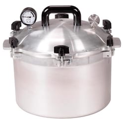 All American 1930 Cast Aluminum Pressure Canner 15.5 qt Silver