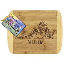 Totally Bamboo A Slice of Life 11 in. L X 8.75 in. W X 0.5 in. Bamboo Cutting Board