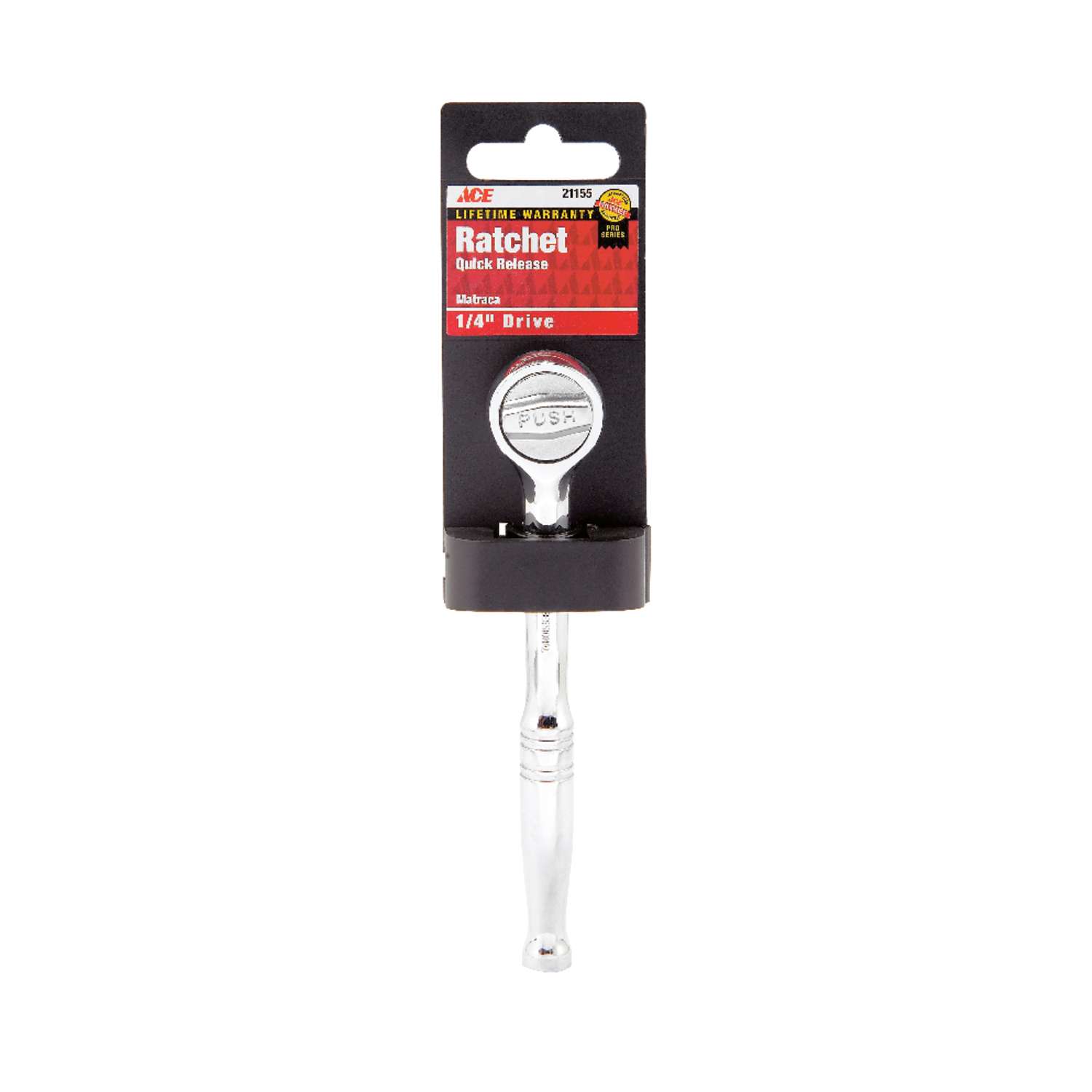 Ace 1/4 in. drive QuickRelease Ratchet Ace Hardware