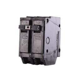 GE Q Line 80 amps Plug In 2-Pole Circuit Breaker