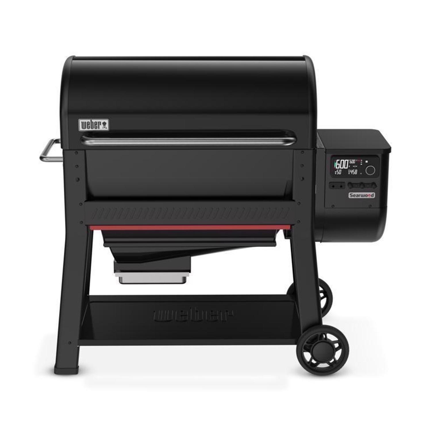 Get the best deal on a Weber Searwood XL 600 36"" Wood Pellet WiFi Grill Black