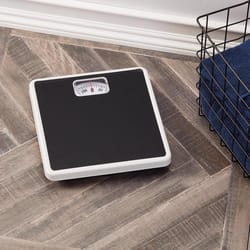 Taylor 300 lb Analog Bathroom Scale Black