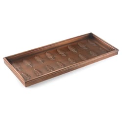 Good Directions 2.5 in. H X 14 in. W X 34 in. L Copper Steel Shoe Tray