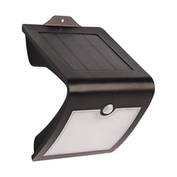 Feit LED Motion-Sensing Solar Powered LED Black Security Floodlight