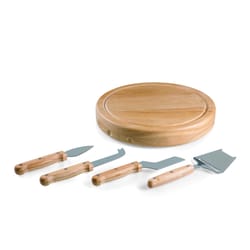 Picnic Time 10.2 in. L X 10.2 in. W X 1.6 in. Wood Cutting Board