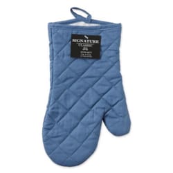 Kane Home Blue Cotton Oven Mitt