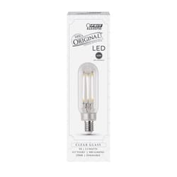 Feit T8 E12 (Candelabra) LED Bulb Soft White 40 Watt Equivalence 1 pk