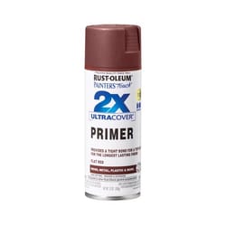 Rust-Oleum Painters Touch 2X Ultra Cover Flat Red Paint+Primer Spray Paint 12 oz