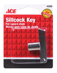 Ace Iron Polished Sillcock Key 1 pc
