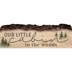 P. Graham Dunn 4 in. H X 0.75 in. W X 11.75 in. L Multicolored Wood Barky Sign