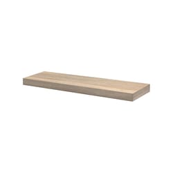 Dolle Big Boy 2 in. H X 35.4 in. W X 9.8 in. D Oak Particle Board Decorative Wall Shelf