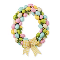 Glitzhome Easter Egg Shaped Wreath 1 box