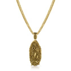 Montana Silversmiths Women's Lady Of Guadalupe Gold Necklace Water Resistant