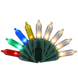 Celebrations LED T5 Multicolored/Warm White 50 ct String Christmas Lights 24.5 ft.
