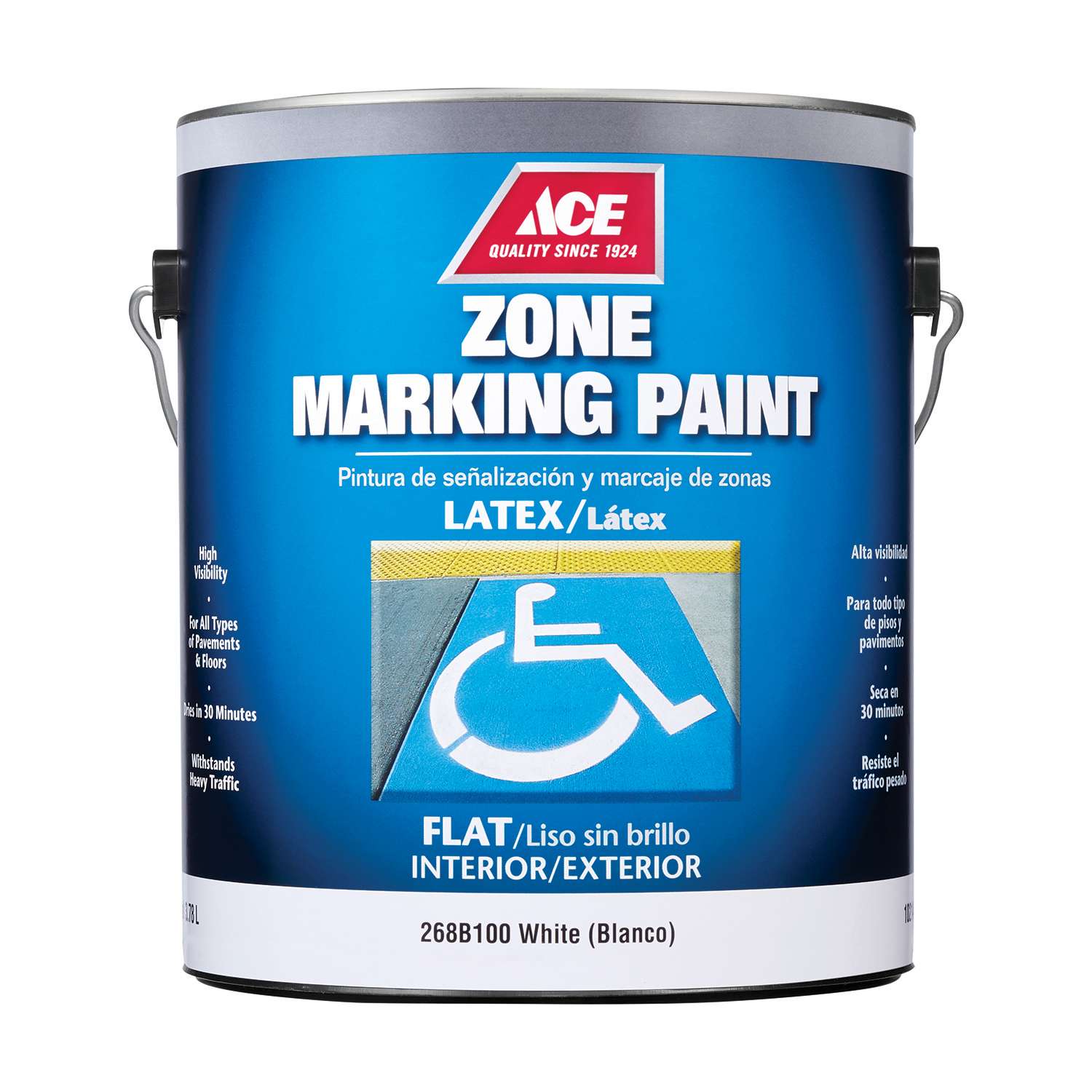 Ace White Zone Marking Paint 1 gal Ace Hardware