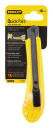 Stanley Retractable Snap-Off Utility Knife Black/Yellow 1 pk
