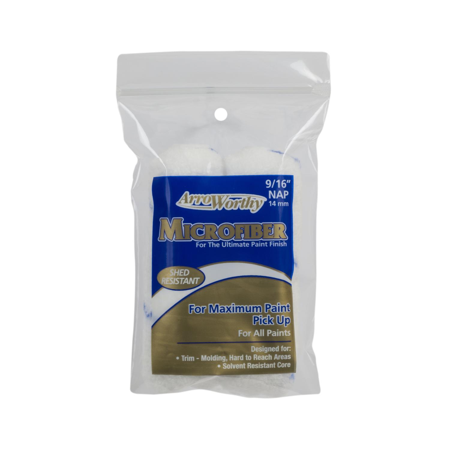 Arroworthy Pro-line Microfiber 6 In. W X 3/8 In. Mini Paint Roller Cover 10 Pk
