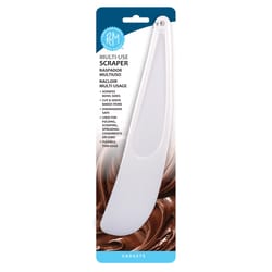 R&M International White Plastic Scaper/Spatula