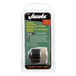 Jacobs 3/8 in. in. Keyless Drill Chuck 3/8 in. 3-Flat Shank 1 pc