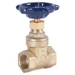 Homewerks 1 in. FIP Brass Gate Valve