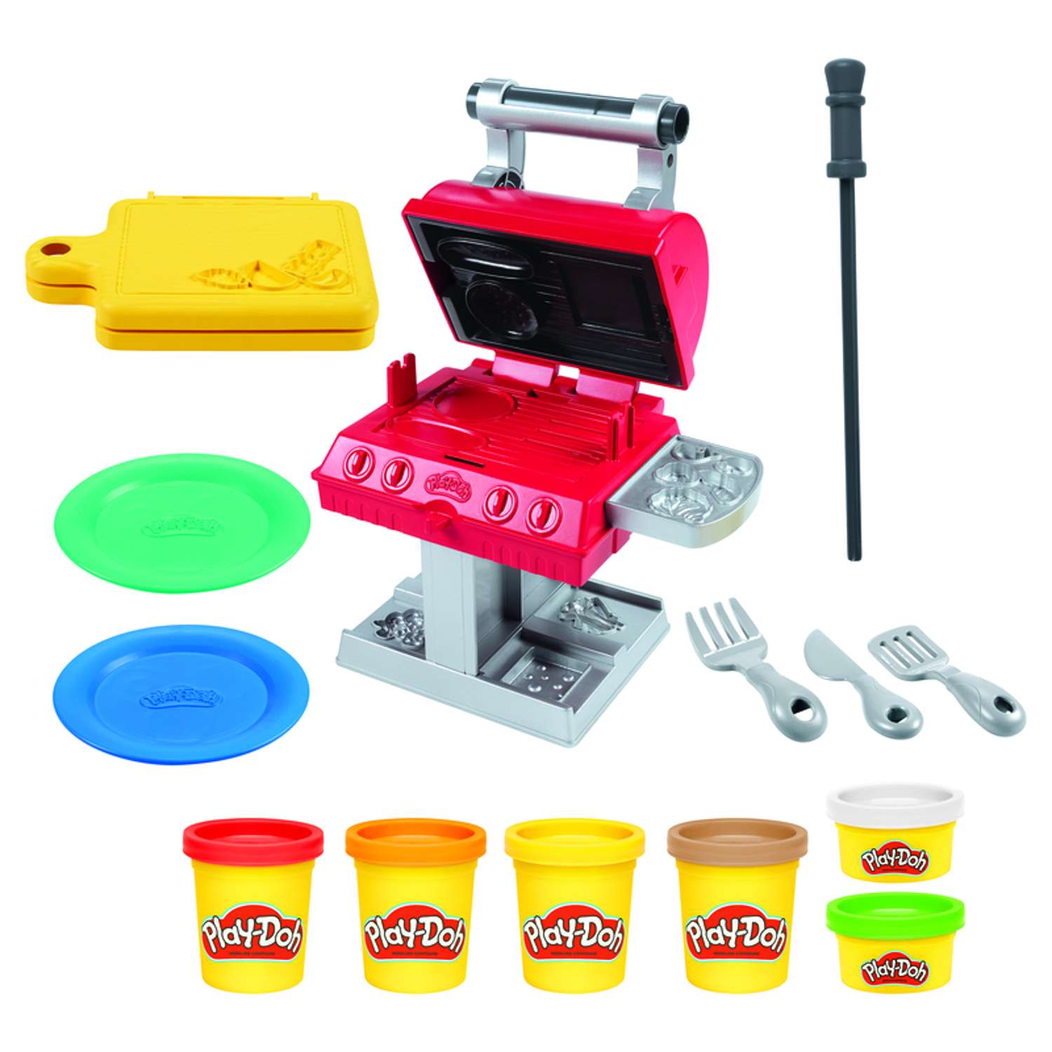 Play-Doh Kitchen Creations Stamp 'n Top Pizza Oven Toy for Kids 3 Years and  Up with 5 Modeling Compound Colors, Play Food, Cooking Toy