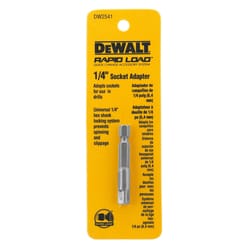 DeWalt Impact Ready 2 in. L X 1/4 in. drive Socket Adapter 1 pc