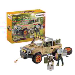 Schleich Wild Life Off-Roader w/Rope Winch Toy Multicolored
