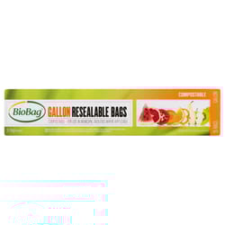 BioBag 1 gal Green Food Storage Bag 15 pk