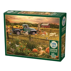 Cobble Hill Harvest Time Jigsaw Puzzle Cardboard 1000 pc