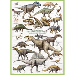 Eurographics Dinosaurs of the Cretaceous Jigsaw Puzzles Multicolored 1000 pc