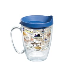 Tervis Guy Harvey 16 oz Multicolored BPA Free Charts Mug with Lid