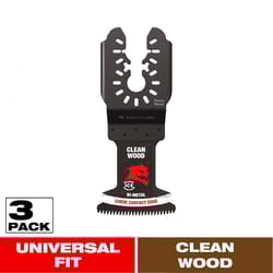 Diablo Demo Demon 1-3/4 in. W Bi-Metal Curved Oscillating Blade Clean Wood 3 pk