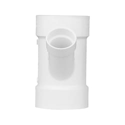 Charlotte Pipe Schedule 40 4 in. Hub X 2 in. D Hub PVC Reducing Wye 1 pk