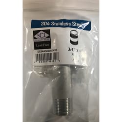 Smith-Cooper 3/4 in. MPT Stainless Steel 4 in. L Nipple