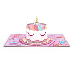 Lovepop Unicorn Cake 3D Card Paper 1 pk