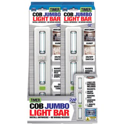 Blazing LEDz 12-1/4 in. L White Battery Powered COB Light Bar 220 lm