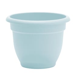 Bloem Ariana 7 in. H X 8.75 in. W X 8 in. D Resin Traditional Planter Misty Blue