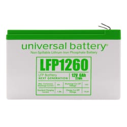 Universal Power Group LFP1260 6 Ah 12 V Universal Battery