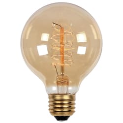 Westinghouse 40 W G25 Decorative Incandescent Bulb E26 (Medium) White 1 pk