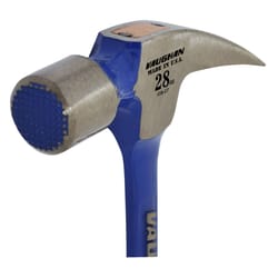 Vaughan 28 oz Milled Face Framing Hammer 16 in. Steel Handle