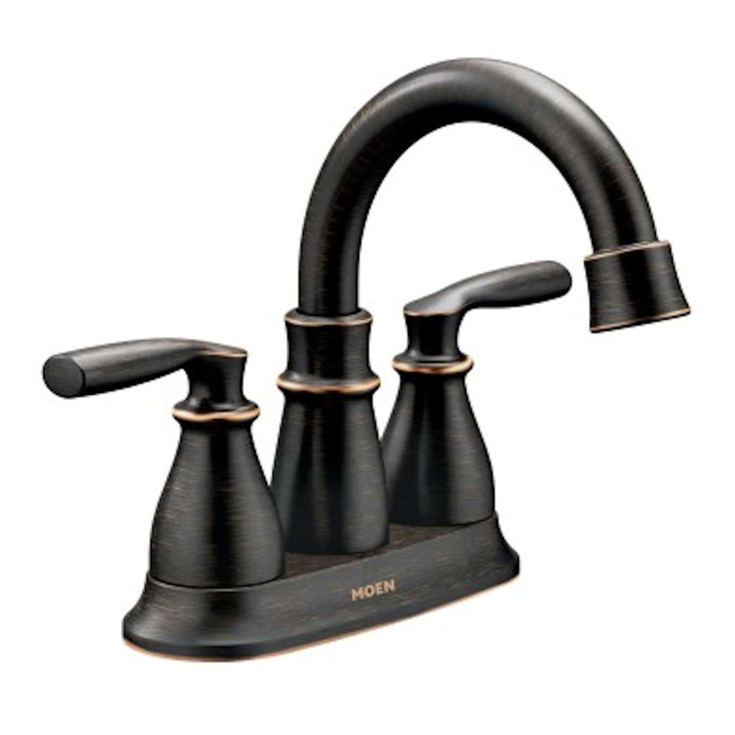 Moen Hilliard Hilliard Mediterranean Bronze TwoHandle Bathroom Faucet