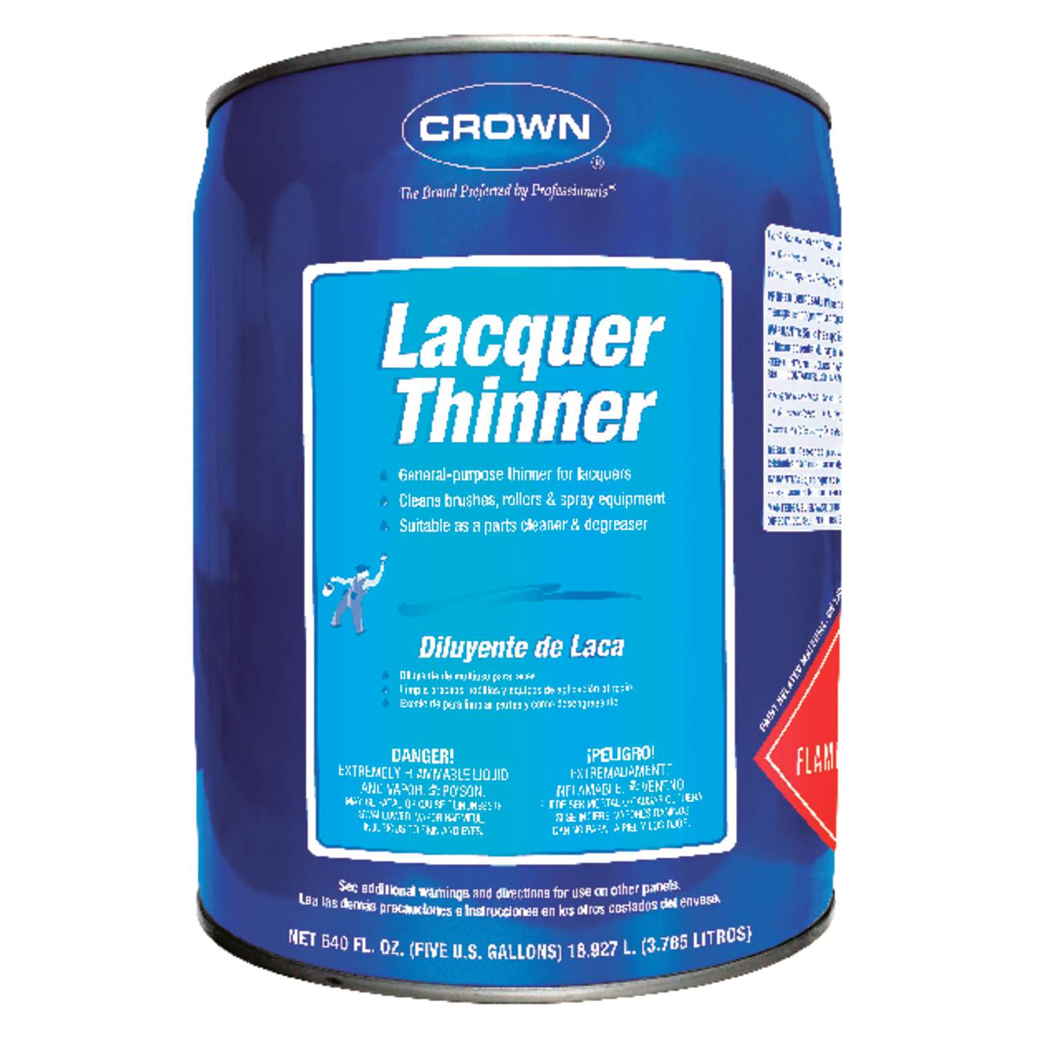 Crown Lacquer Thinner 1 gal - TradeOX by GTS 888 LLC Texas