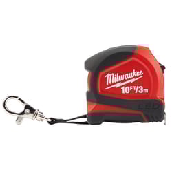 Milwaukee 10 ft. L X 2.14 in. W Keychain Keychain Tape Measure 1 pk