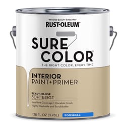 Rust-Oleum Sure Color Eggshell Soft Beige Water-Based Paint + Primer Interior 1 gal