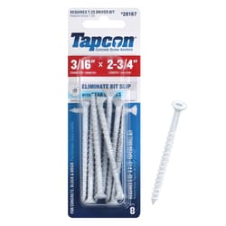 Tapcon 3/16 in. in. X 2-3/4 in. L Star Flat Head High/Low Concrete Screws