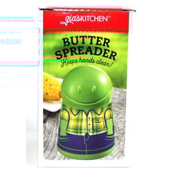 Gia's Kitchen Blue/Green/Yellow Plastic Corn Cob Butter Spreader