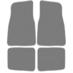 Custom Accessories Gray Carpet Auto Floor Mats 4 pk