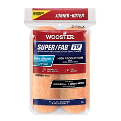 Wooster Super/Fab FTP Knit 4 1/2 in. W X 3/8 in. Jumbo Paint Roller Cover 2 pk