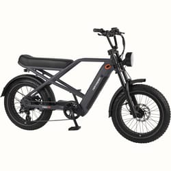 Retrospec Valen Rev+ Unisex 20 in. D Electric Bicycle Matte Black