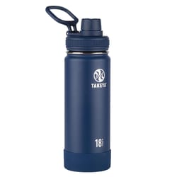 Takeya Actives 18 oz Midnight BPA Free Double Wall Insulated Water Bottle